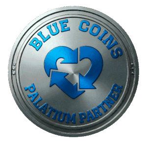 PALATIUM PARTNER  100.000 BLUE COINS – 100 TONS OF WASTE COLLECTED !